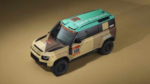 Defender Dakar D7X-R: rivelata la nuova livrea da competizione per l’iconico SUV.