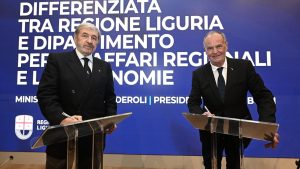 Autonomia differenziata: Liguria, Bucci e Calderoli siglano la pre-intesa cruciale.