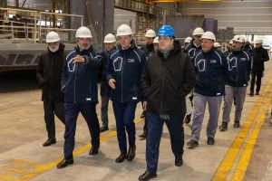 Fincantieri, commissario Ue Tzitzikostas in visita al cantiere di Monfalcone