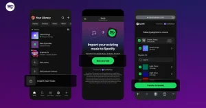Spotify rende facile importare playlist da altri servizi di streaming.