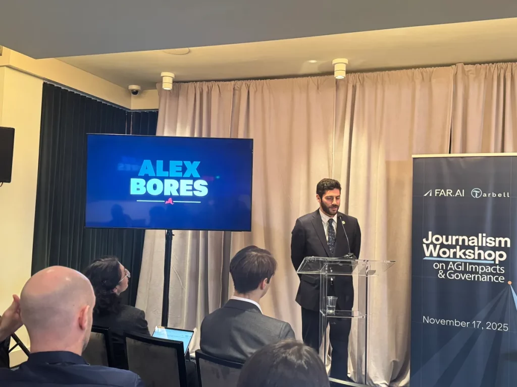 Super PAC sostenuto da a16z sfida Alex Bores sul bill per la sicurezza dell’IA a New York.