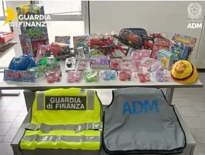 Sequestro a Cagliari: oltre 8.500 articoli falsi trovati al Porto Canale.