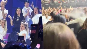 Panico tra la folla, lei interrompe: il momento che ha cambiato tutto