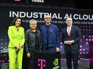 Nvidia e Deutsche Telekom annunciano una partnership da 1 miliardo per un data center a Monaco.