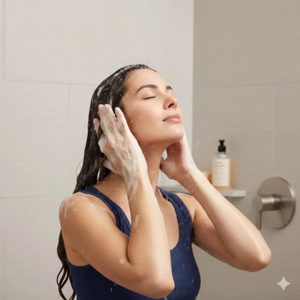 Come eliminare i residui di acqua dura dai capelli in modo efficace.