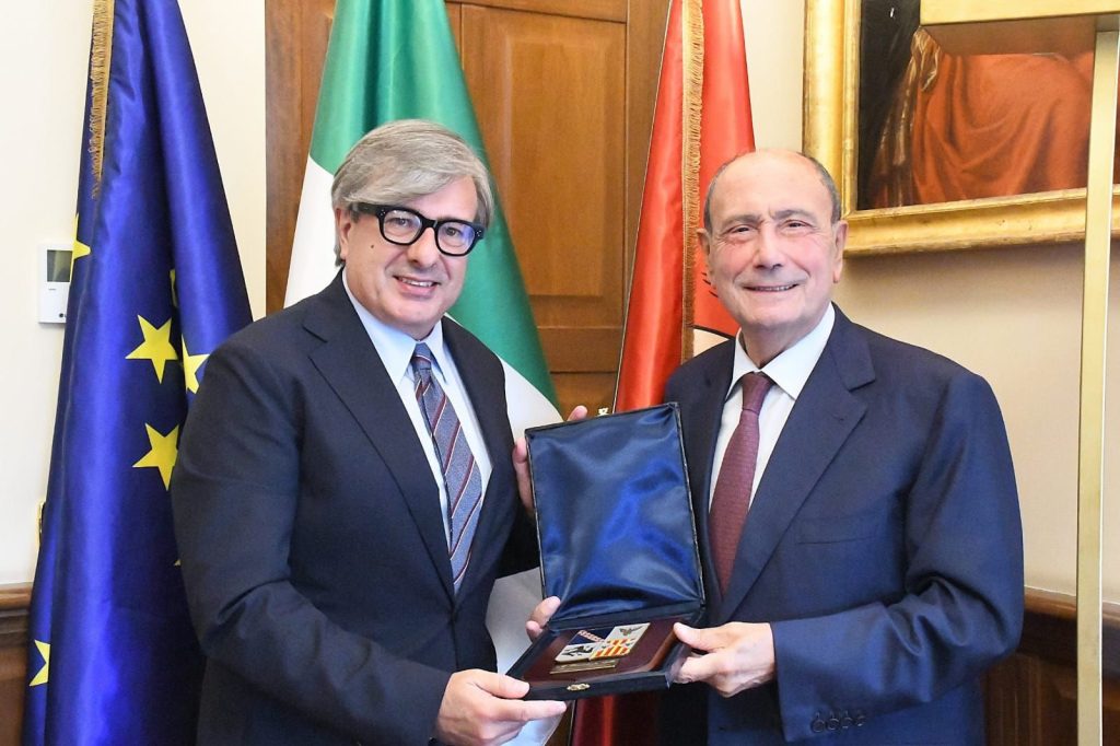 Schifani incontra il nuovo rettore dell’Università di Catania, Enrico Foti, per future collaborazioni.