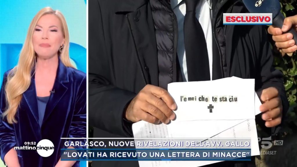 Minacce agli avvocati Gallo e Lovati: rivelazioni shock in diretta su Mattino 5.