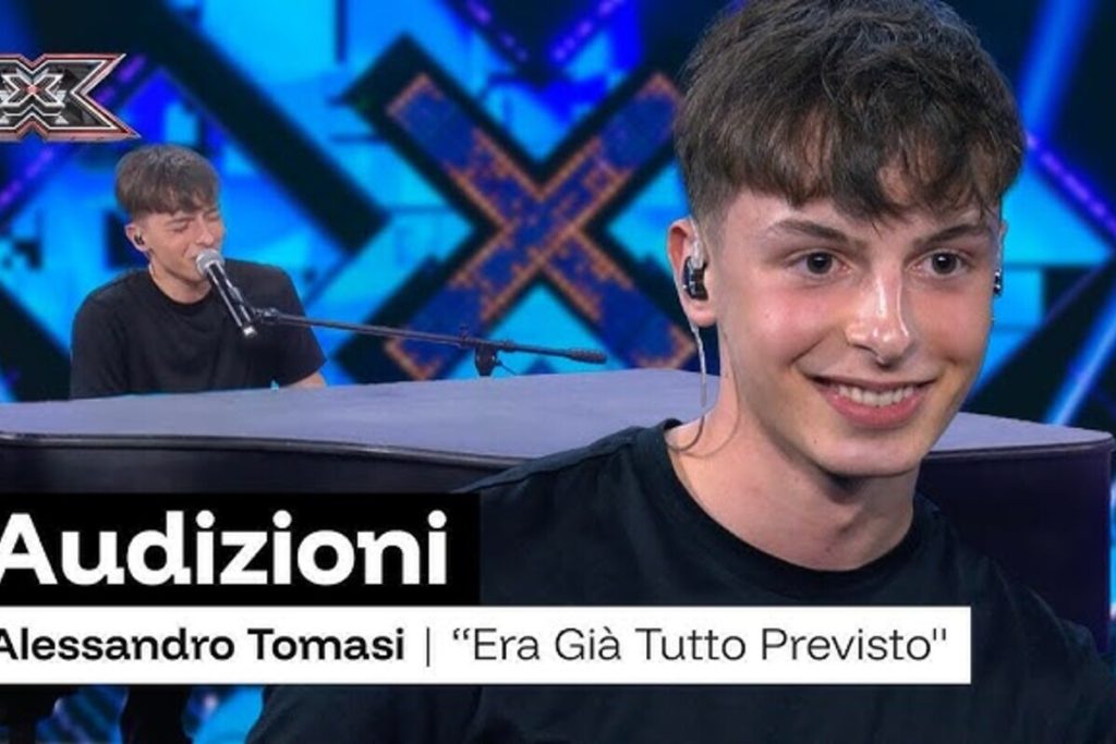 Tomasi a X Factor emoziona con “I giardini di marzo” nel quarto live