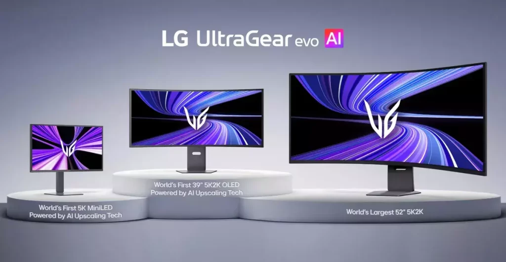 LG presenta i nuovi monitor gaming UltraGear evo con upscaling AI avanzato.