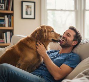 Perché i cani leccano i padroni?