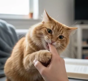 Perché i gatti mordono?