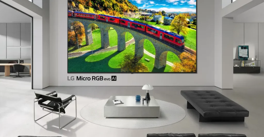 LG presenta la TV Micro RGB evo in arrivo nel 2026. Scopri le novità!