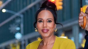 Kerry Washington Illumina i Giorni Grigi con il Mustard Quando il cielo si fa grigio, può sembrare...