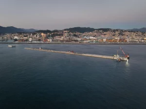 Webuild completa il quattordicesimo cassone nella nuova Diga foranea di Genova. Progetto avanza!