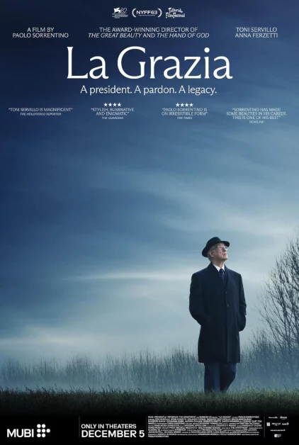 Il Nuovo Film di Paolo Sorrentino: "La Grazia" Il film uscirà nelle sale il 15 gennaio 2026, con...