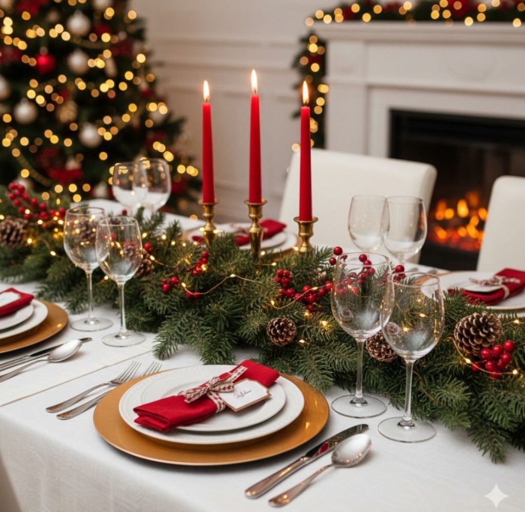 Natale in tavola: come creare un’atmosfera magica e accogliente