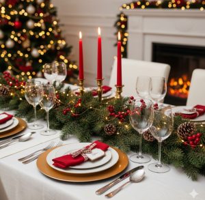 Natale in tavola: come creare un’atmosfera magica e accogliente
