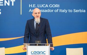 Cebac 2023: l’Ambasciatore d’Italia accoglie l’annuale evento sul investimento in Serbia.