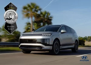Hyundai Ioniq 9: Vincitore come miglior SUV grande ai Women’s Worldwide Car Awards.