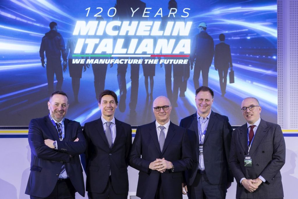 Michelin Italia festeggia 120 anni con l’apertura della nuova linea di produzione robotizzata.