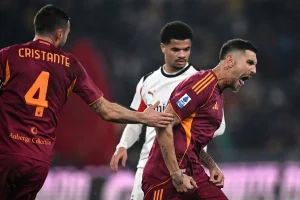 Roma e Milan pareggiano 1-1: Pellegrini risponde a De Winter in un match avvincente.