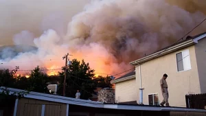 Fumo di incendi boschivi spenti: rischio di esposizione a sostanze cancerogene.