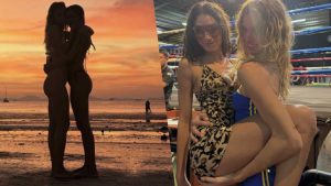 Elodie e Franceska sorridono abbracciate in Thailandia, momento di pura gioia insieme