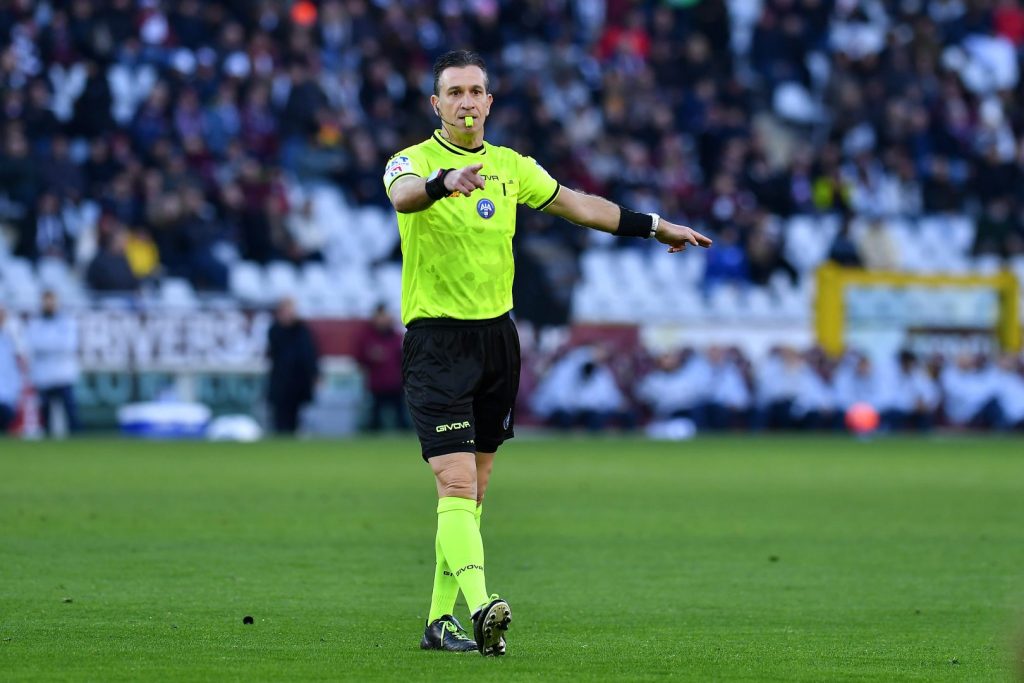 Arbitri designati per Inter-Napoli e Fiorentina-Milan nella 20esima giornata di Serie A.