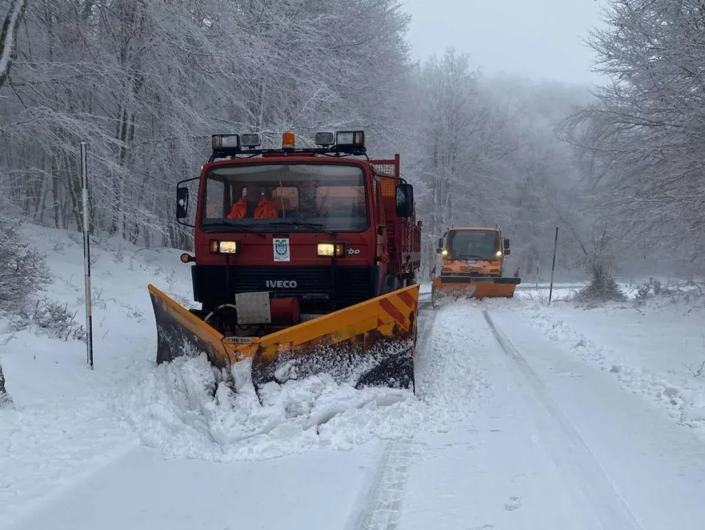 Nevicate: stato di attenzione dalla Protezione Civile fino al 26 gennaio.