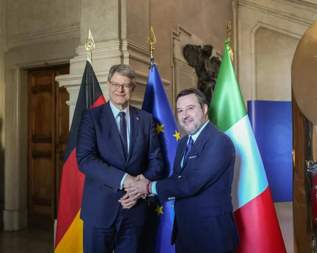 Salvini incontra il collega tedesco Schneider: rafforzare i legami Italia-Germania per un futuro comune.