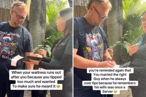 Cameriera insegue famiglia per la mancia, ma la risposta sorprende tutti.