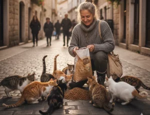 Si può dare da mangiare ai gatti randagi? Guida tra diritto e buone pratiche