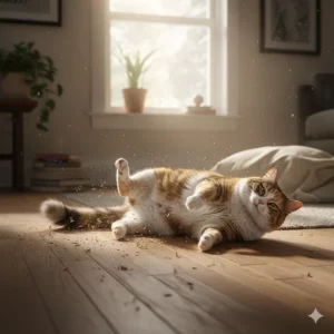 Perché il mio gatto gratta il pavimento? Scopri cause e soluzioni