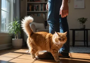 Cosa significa quando il gatto si struscia sulle tue gambe: linguaggio, affetto e territorio