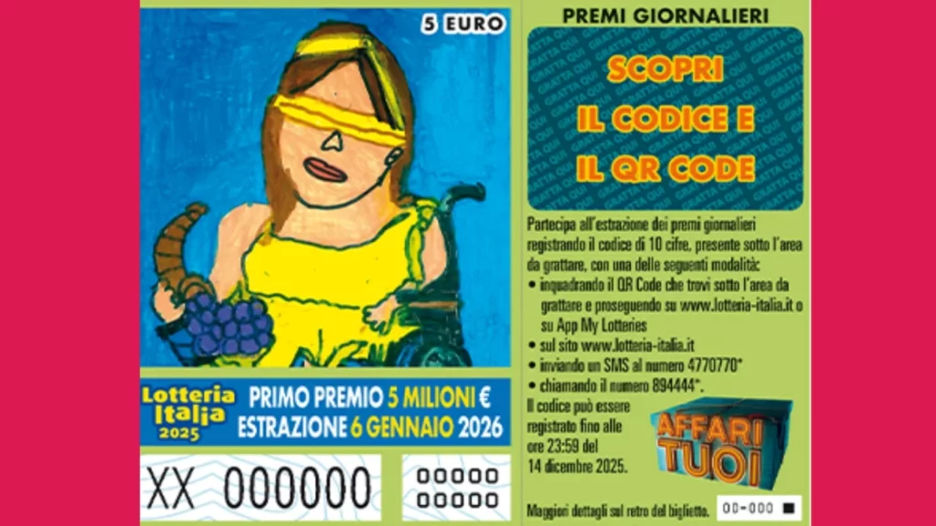 Lotteria Italia 2026: ecco i 5 biglietti vincenti estratti il 6 gennaio.