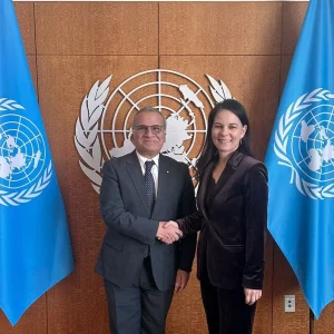 Primo incontro tra Ambasciatore Marrapodi e Presidente ONU Baerbock: un passo verso nuove collaborazioni.