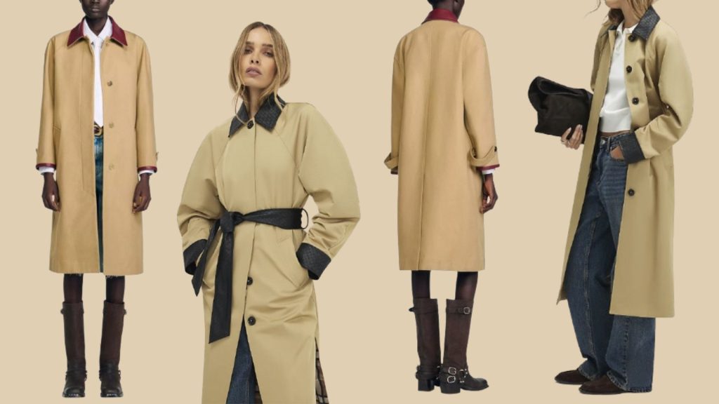 Scopri il trench di Sandro e la sua alternativa economica per la stagione piovosa.