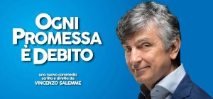 Vincenzo Salemme torna in tv con la nuova commedia teatrale Ogni promessa è debito