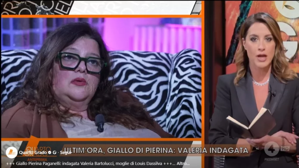 Valeria Bartolucci indagata per favoreggiamento e false dichiarazioni nella vicenda giudiziaria.