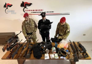 Arsenale di esplosivi scoperto in casa a Oschiri: un arresto effettuato.