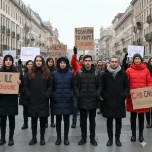 “Pelle contro Piume”: La protesta shock sotto la Madonnina