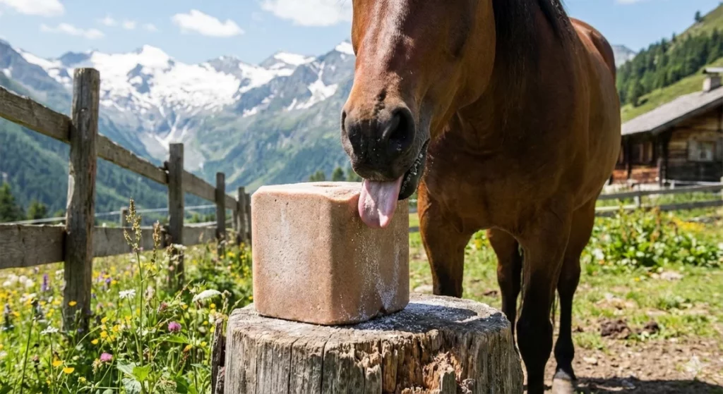 Perché i cavalli leccano il sale? Non è un capriccio