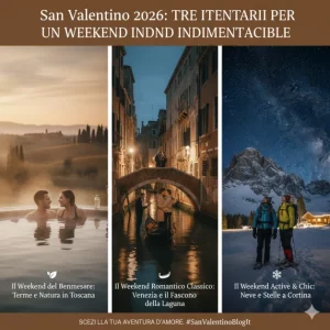 Weekend di San Valentino 2026: Tre Itinerari per Fuggire dalla Routine