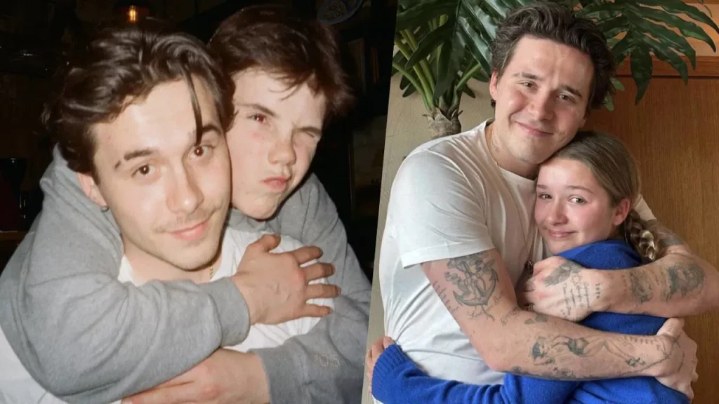 Harper e Cruz Beckham cercano di riappacificarsi con il fratello Brooklyn