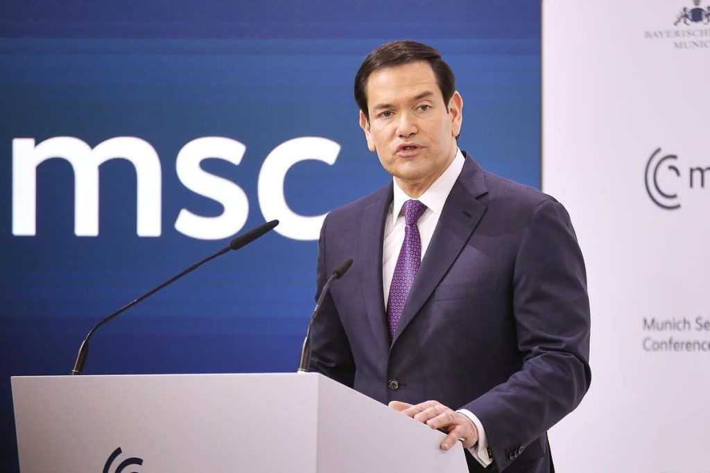 Rubio a Monaco: Insieme per un’Europa forte e unita nel nostro destino.