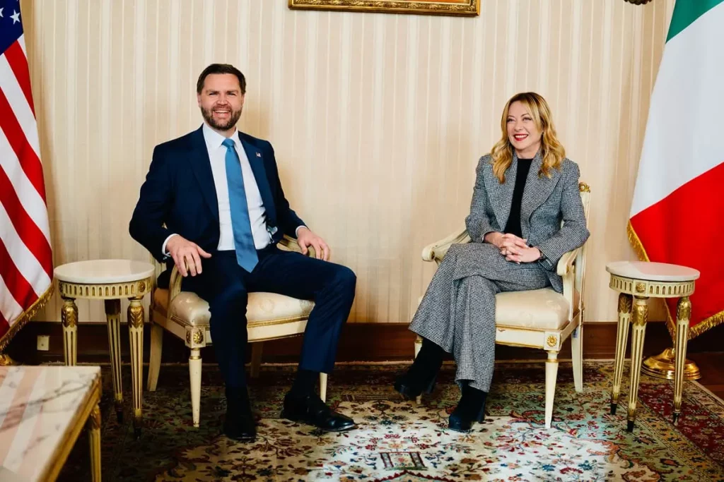 Meloni incontra Vance e Rubio: Italia e Stati Uniti uniscono le forze per il futuro.