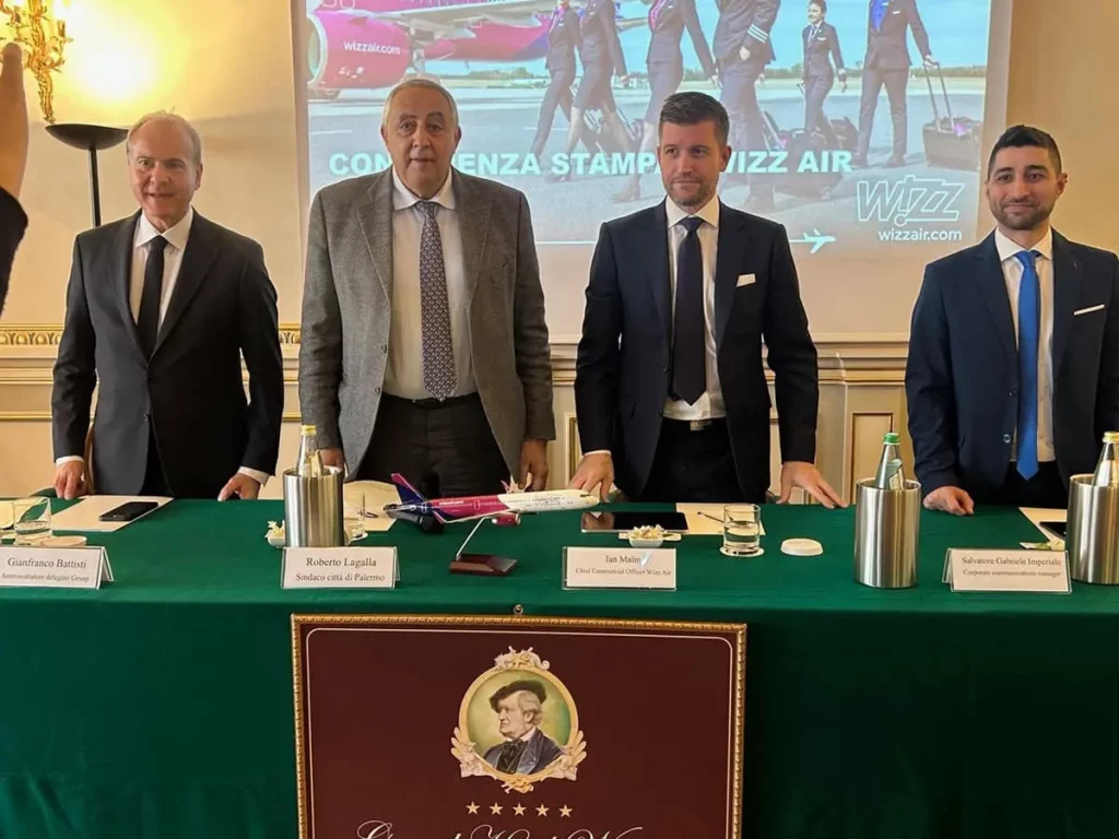 Wizz Air riattiva la base all’aeroporto di Palermo: 10 rotte verso 7 paesi.