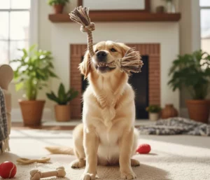 I cani possono giocare anche da soli: come intrattenerli quando rimangono soli in casa