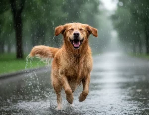 Perché ad alcuni cani piace stare sotto la pioggia? Il motivo di un comportamento che incuriosisce