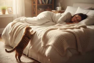 Il gatto non ti fa dormire: come gestire il tuo amico felino di notte